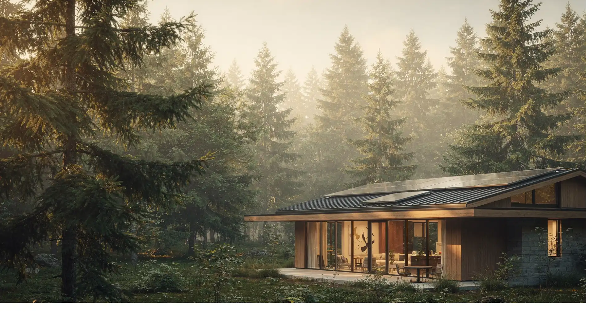 The Igloo — Wallaby Networks' solar-powered operations center in the Tenino, WA forest